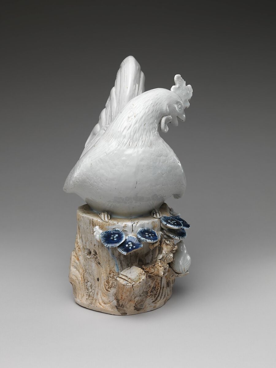 Hen with Chicks, Porcelain with underglaze blue decoration (Hizen ware, Hirado type), Japan