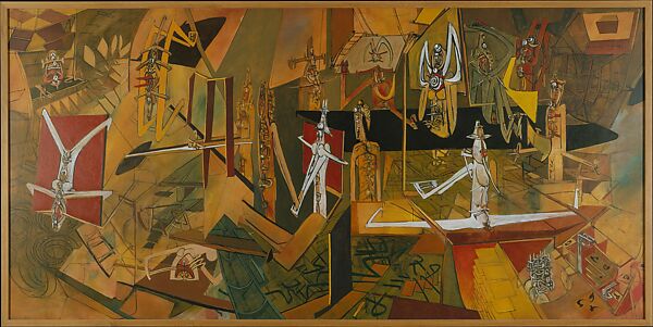 Being With (Être Avec), Roberto Matta (Chilean, Santiago 1911–2002 Civitavecchia, Italy), Oil on canvas 