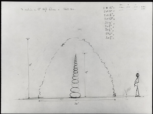 Untitled (Diagram for the Metropolitan Museum of Art Roof Garden)