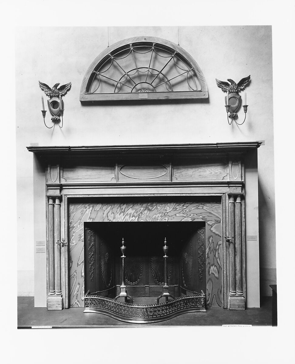 Mantel from Drawing Room of the Craig House, Baltimore, Maryland, Wood, American