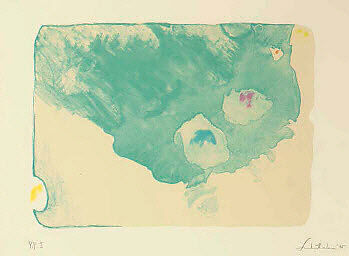 Reflections VII, Helen Frankenthaler (American, New York 1928–2011 Darien, Connecticut), Color lithograph 