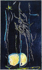 All About Blue, Helen Frankenthaler (American, New York 1928–2011 Darien, Connecticut), Lithograph, woodcut 