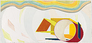 Prime Moments IV, Al Held (American, Brooklyn, New York 1928–2005 Todi), Lithograph, screenprint, etching, aquatint, hand-painted 