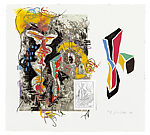 The Ritual Series, Terence La Noue (American, born 1941), Etching, aquatint, lithograph, woodcut, engraving, drypoint, collage