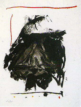 Black Rumble, Robert Motherwell (American, Aberdeen, Washington 1915–1991 Provincetown, Massachusetts), Lithograph 