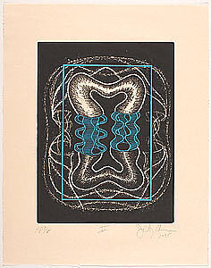 Second Thoughts, John Newman (American, born 1952), Color linocut (six prints)