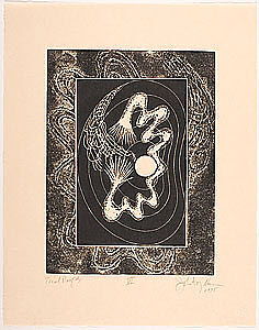 Second Thoughts, John Newman (American, born 1952), Color linocut (six prints)