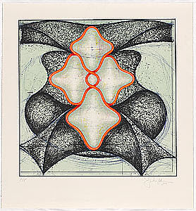 Afterimage (for Moving Target), John Newman (American, born 1952), Lithograph 