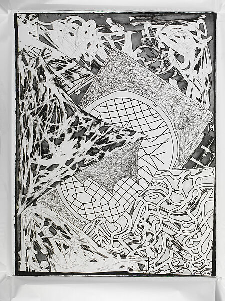 Swan Engraving II, Frank Stella (American, Malden, Massachusetts 1936–2024 New York), Etching 