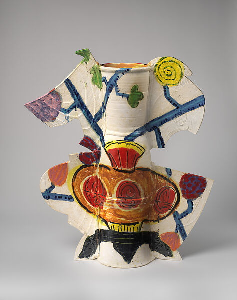 The Ming Sisters, Betty Woodman (American, Norwalk, Connecticut, 1930–2018 New York), Glazed earthenware, epoxy resin, lacquer and paint