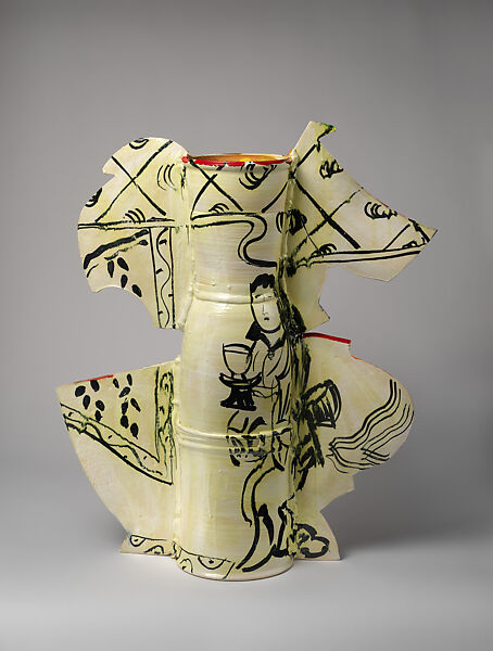 The Ming Sisters, Betty Woodman (American, Norwalk, Connecticut, 1930–2018 New York), Glazed earthenware, epoxy resin, lacquer and paint