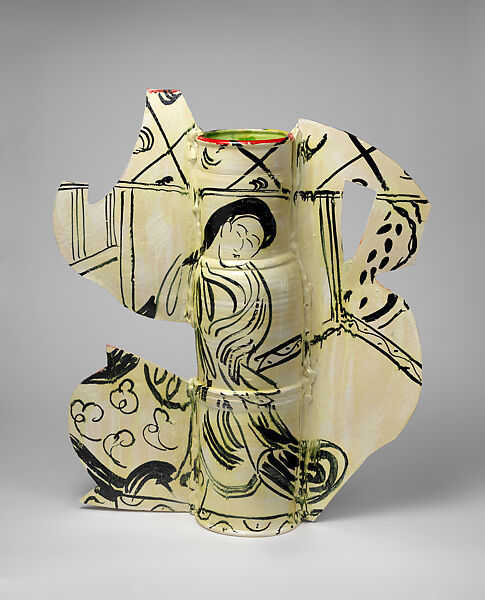 The Ming Sisters, Betty Woodman (American, Norwalk, Connecticut, 1930–2018 New York), Glazed earthenware, epoxy resin, lacquer and paint