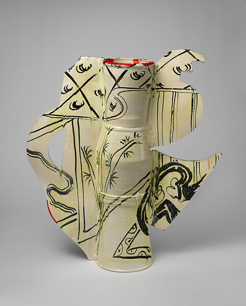 The Ming Sisters, Betty Woodman (American, Norwalk, Connecticut, 1930–2018 New York), Glazed earthenware, epoxy resin, lacquer and paint