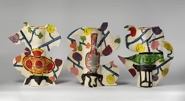 The Ming Sisters, Betty Woodman (American, Norwalk, Connecticut, 1930–2018 New York), Glazed earthenware, epoxy resin, lacquer and paint 