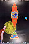 Poster for Tadanori Yokoo exhibition at the Stedelijk Museum