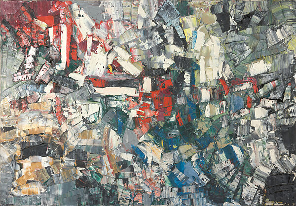 Untitled, Jean-Paul Riopelle (Canadian, Montreal 1923–2002 Isle-aux-Grues), Oil on canvas 