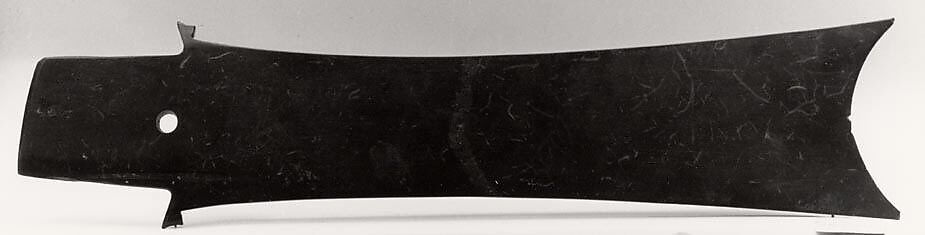 Ceremonial blade, Jade (nephrite), China 