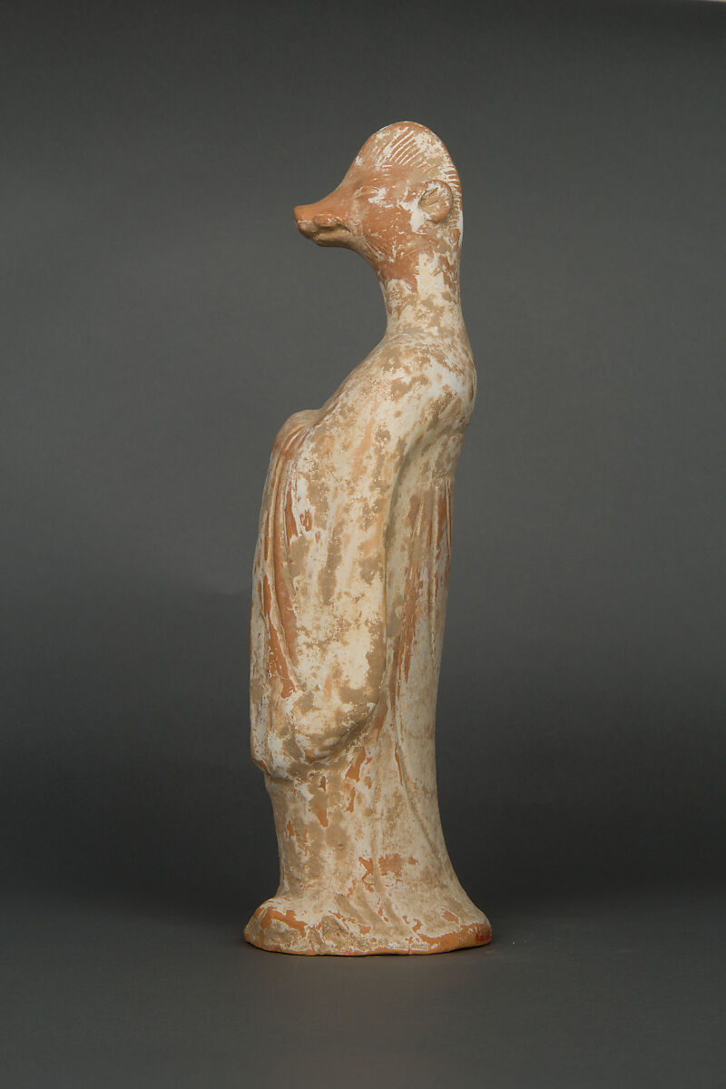 Set of twelve zodiac animals, Earthenware with white slip, China