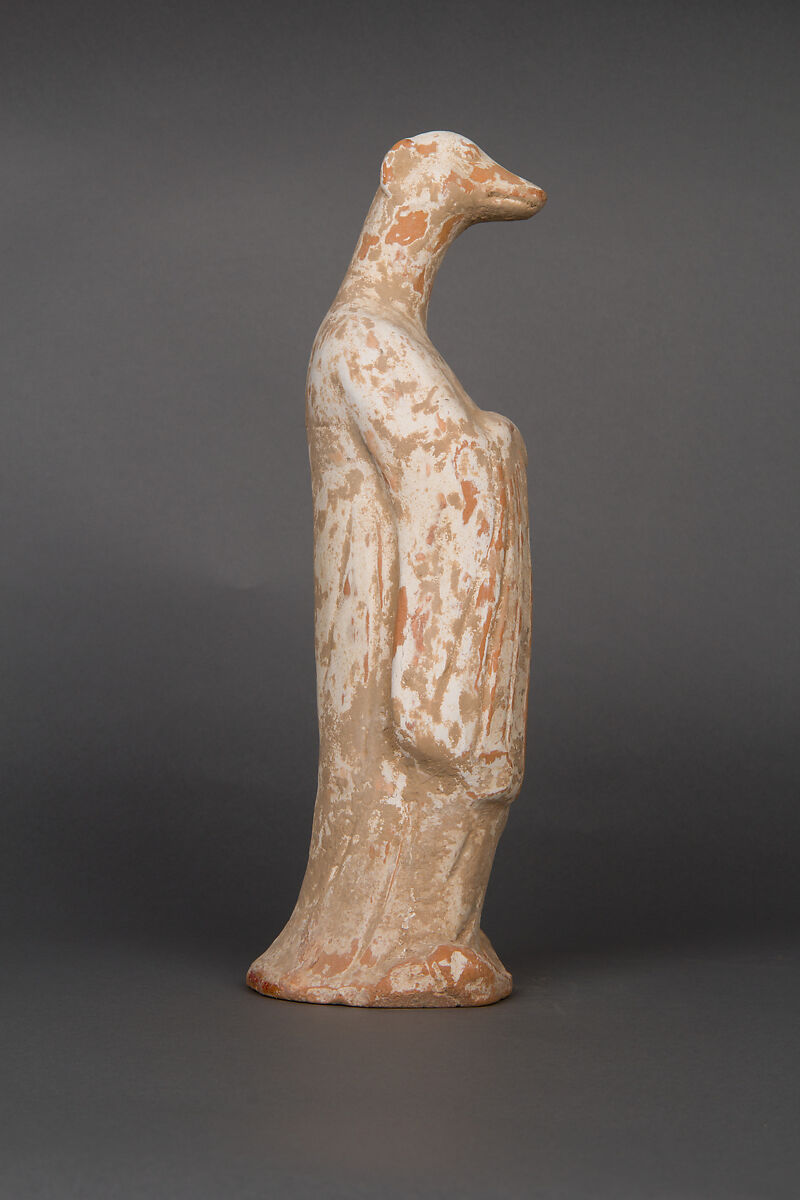 Set of twelve zodiac animals, Earthenware with white slip, China