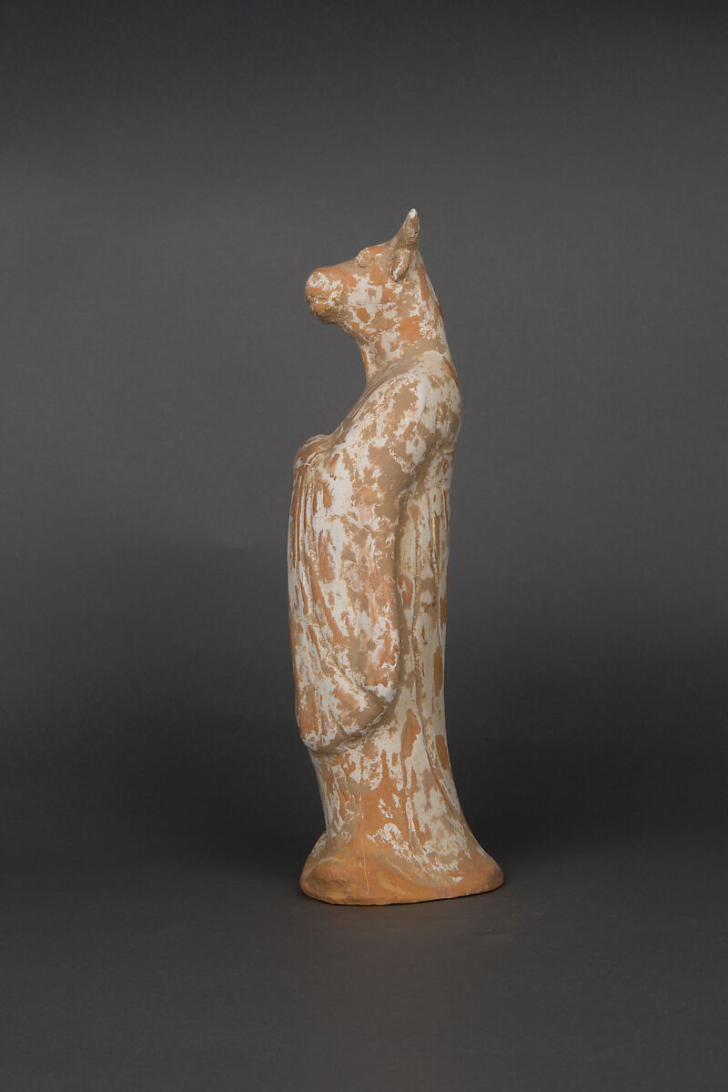 Set of twelve zodiac animals, Earthenware with white slip, China