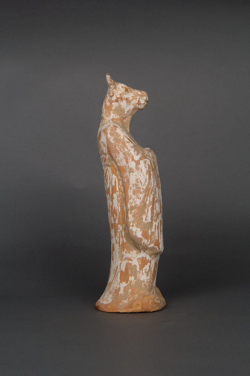 Set of twelve zodiac animals, Earthenware with white slip, China