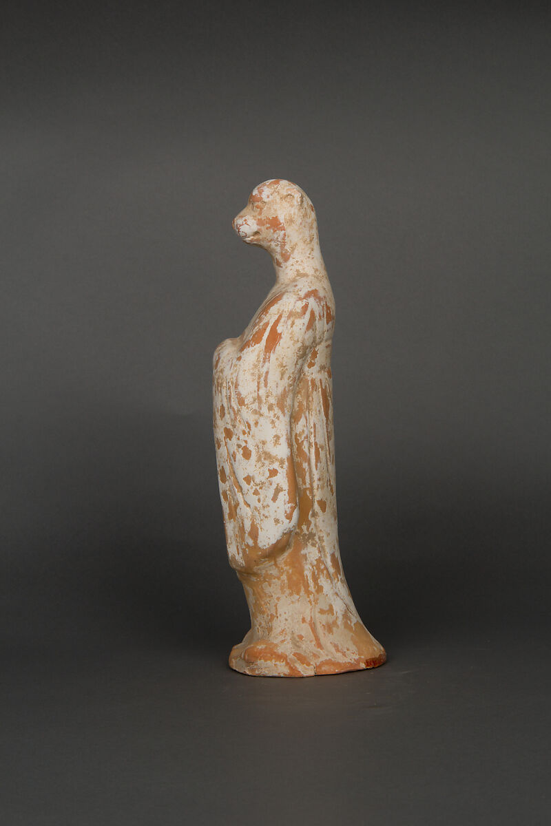 Set of twelve zodiac animals, Earthenware with white slip, China