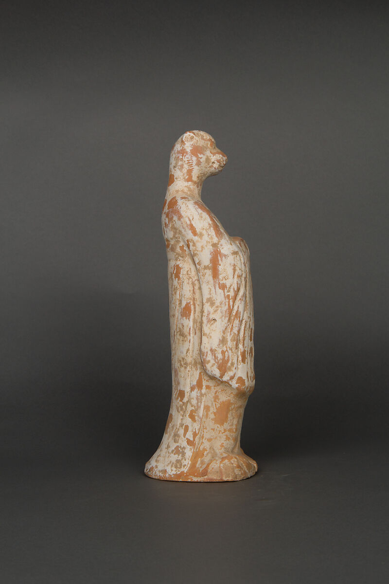 Set of twelve zodiac animals, Earthenware with white slip, China