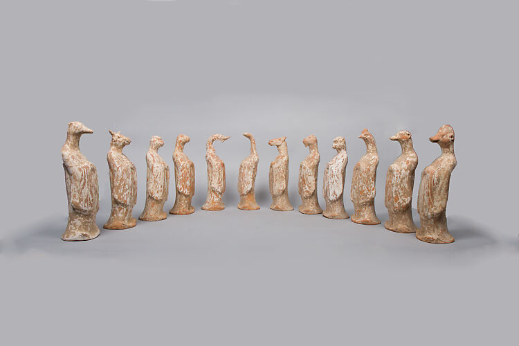 Set of twelve zodiac animals