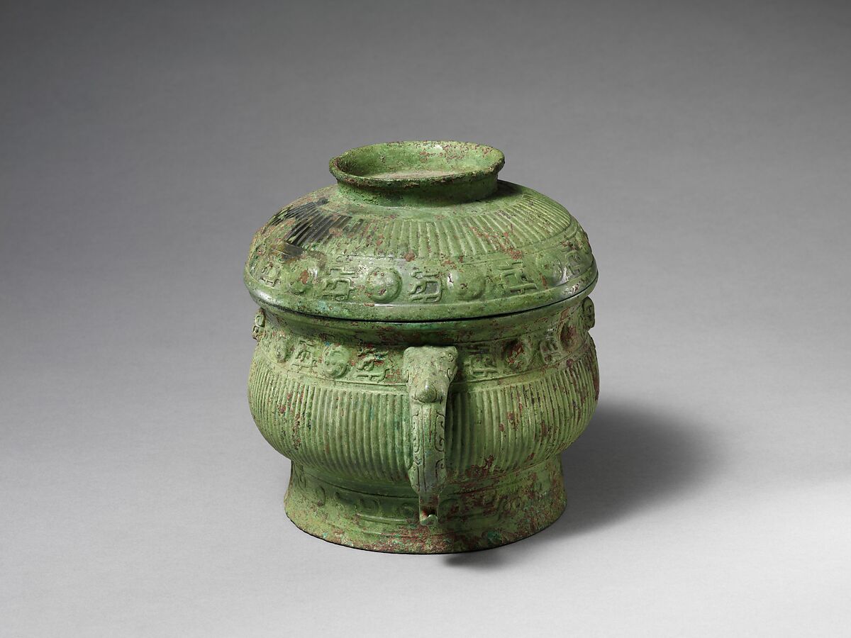 Grain serving vessel (Gui), Bronze, China