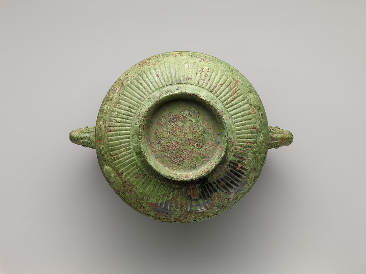 Grain serving vessel (Gui), Bronze, China