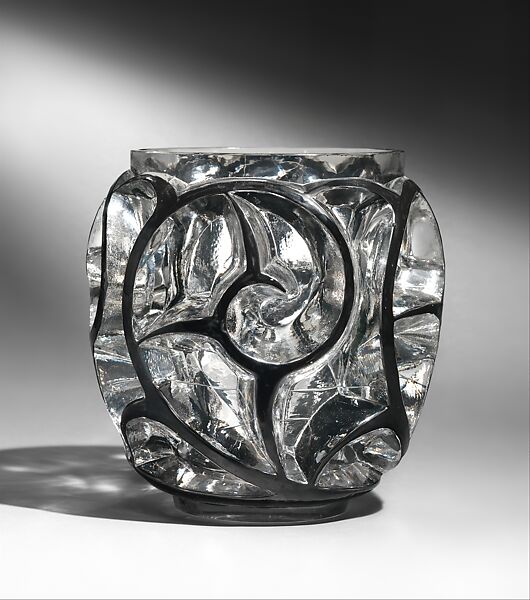 "Tourbillons" (Whirlwinds) Vase, René-Jules Lalique (French, Aÿ 1860–1945 Paris), Glass