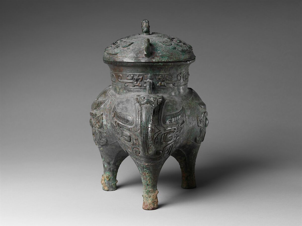 Spouted water container (He, Bronze, China