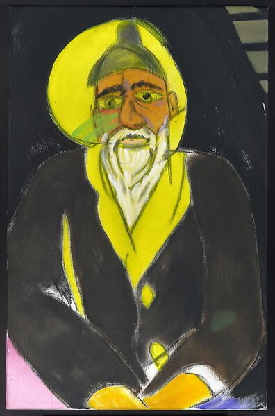 Moonlightist, R.B. Kitaj (American, Cleveland, Ohio 1932–2007 Los Angeles, California), Oil on canvas 