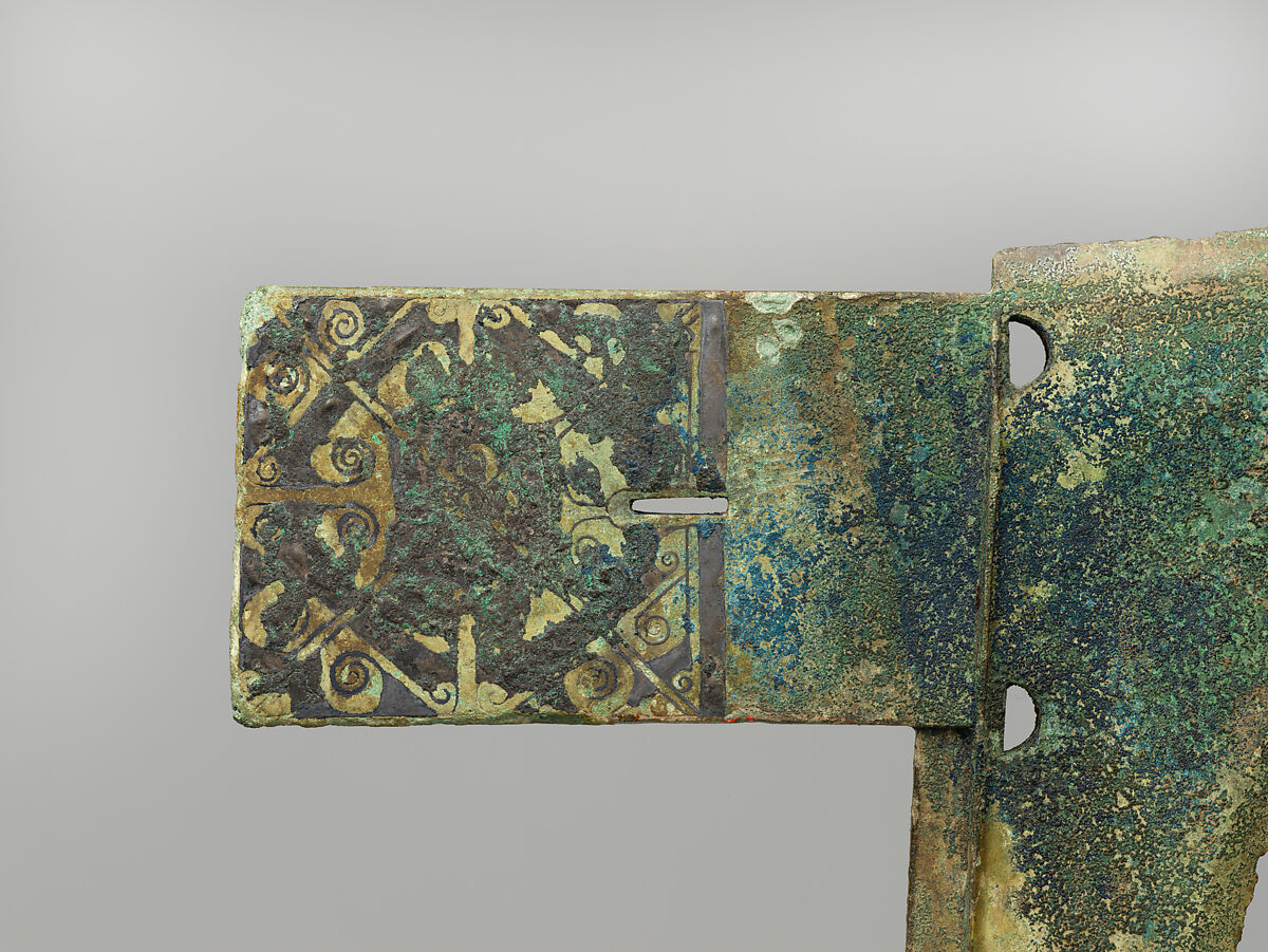 Halberd, Bronze inlaid with silver, China