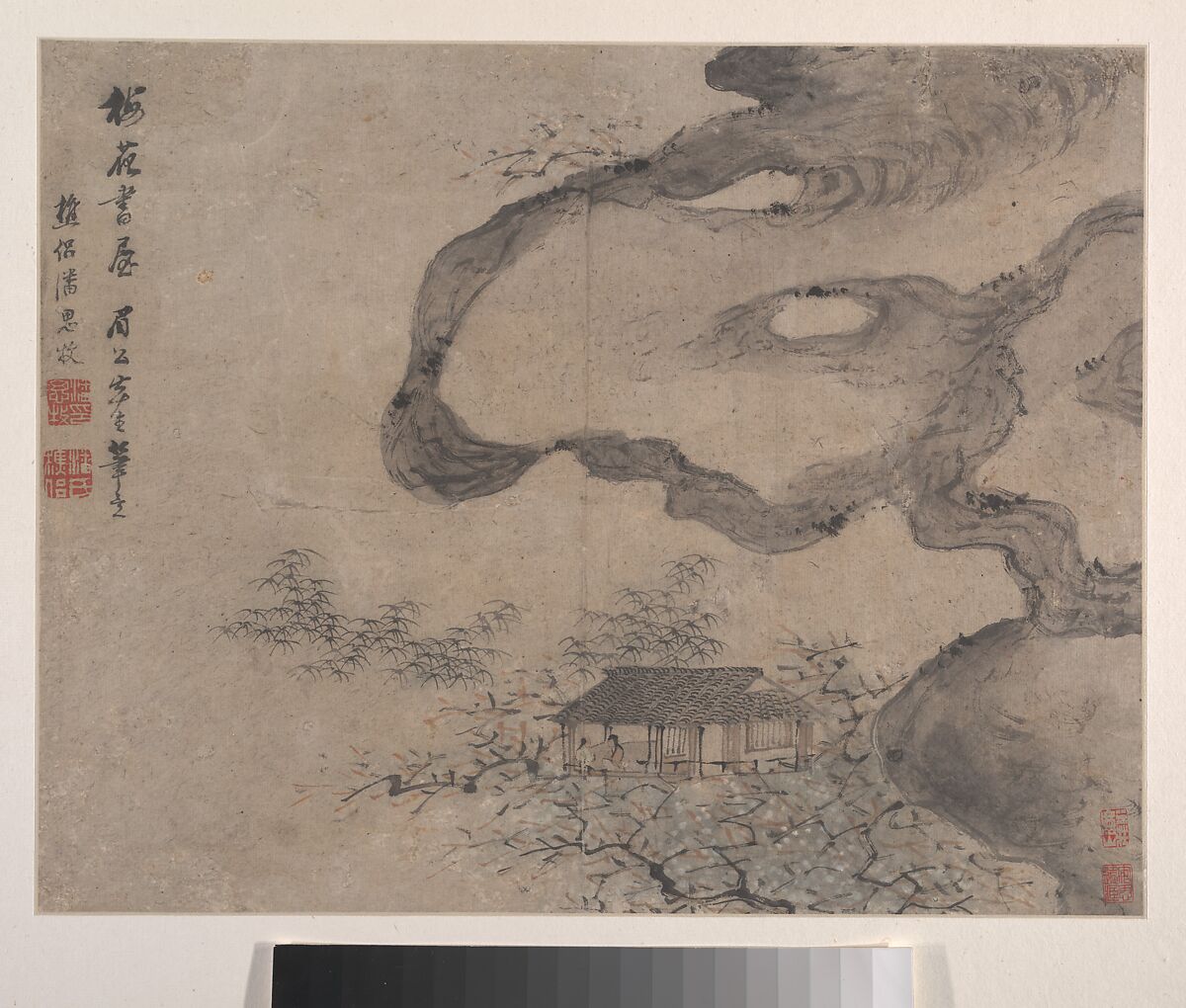 Landscapes, Pan Simu (Chinese, 1756–1842), Album of eight leaves; ink and color on paper, China