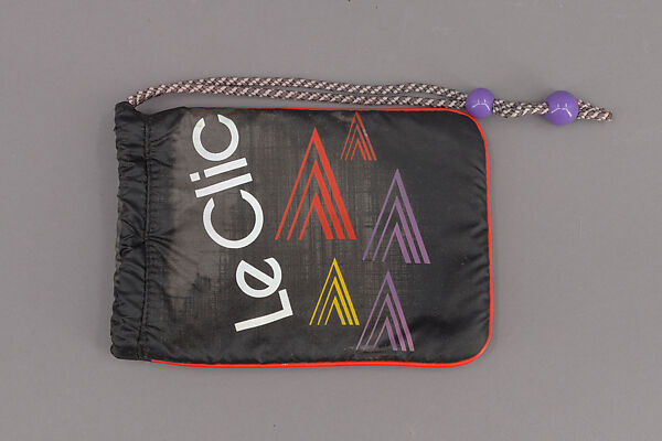 "Le Clic" Camera and Pouch, Unknown Designer, Plastic, nylon