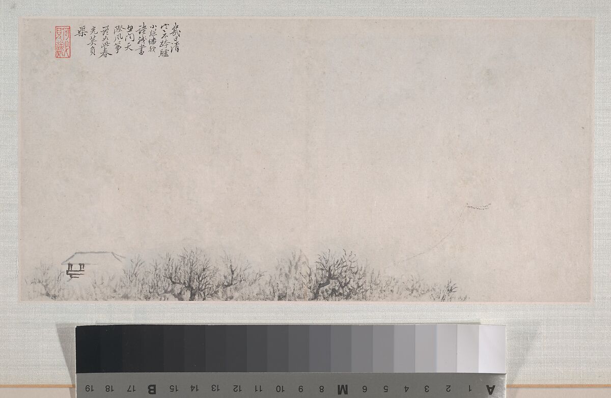 Landscapes, Dai Xi (Chinese, 1801–1860), Album of eight paintings; ink and color on paper, China