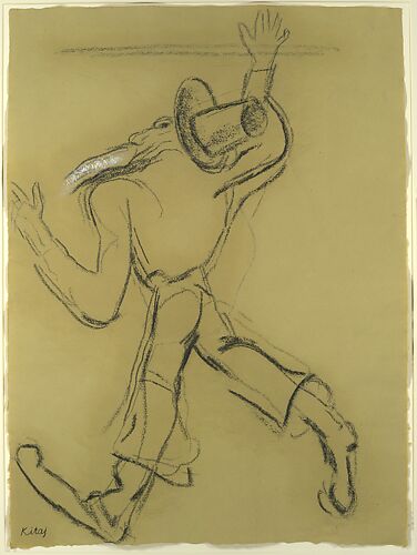 Self-Portrait as a Hasidic Dancer (After Max Weber)