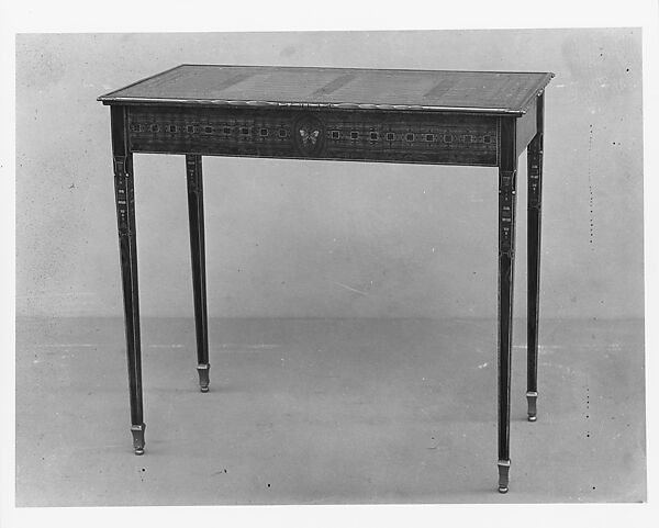 Table, Clark Jones (American), Tulip, violet wood, holly, ebony, brass, American