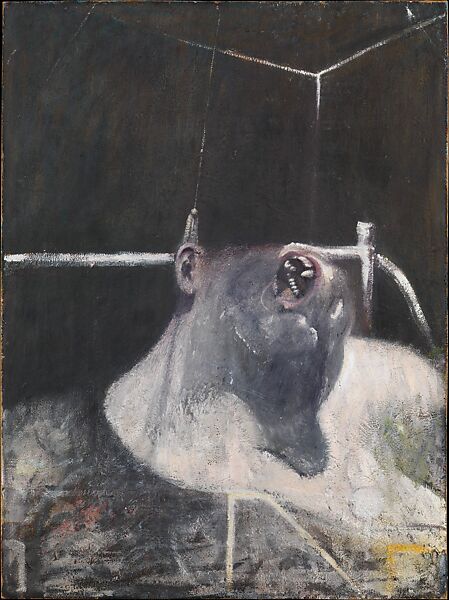 Head I, Francis Bacon (British (born Ireland), Dublin 1909–1992 Madrid), Oil and tempera on board 