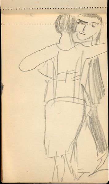 Sketchbook, Max Beckmann (German, Leipzig 1884–1950 New York), Sketchbook of graphite on paper