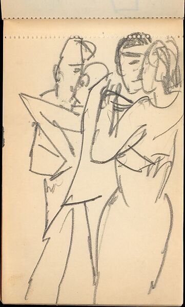 Sketchbook, Max Beckmann (German, Leipzig 1884–1950 New York), Sketchbook of graphite on paper