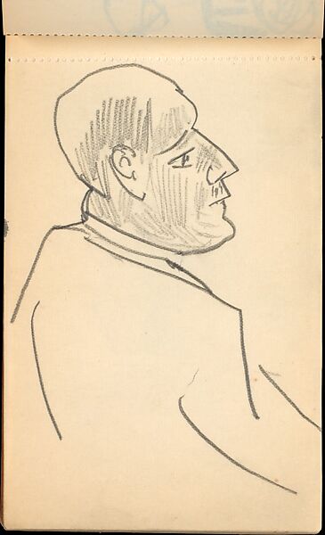 Sketchbook, Max Beckmann (German, Leipzig 1884–1950 New York), Sketchbook of graphite on paper