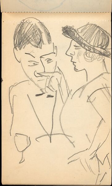 Sketchbook, Max Beckmann (German, Leipzig 1884–1950 New York), Sketchbook of graphite on paper