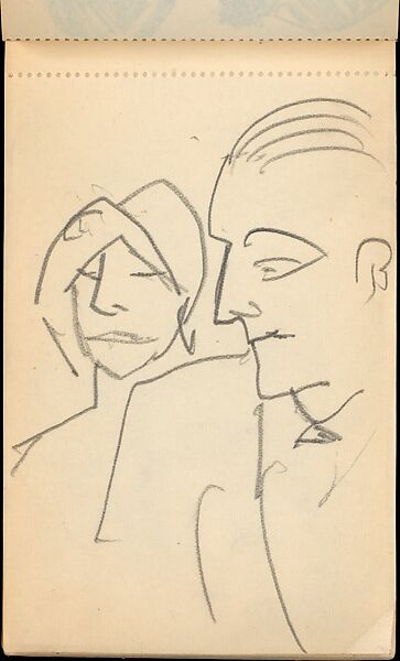 Sketchbook, Max Beckmann (German, Leipzig 1884–1950 New York), Sketchbook of graphite on paper