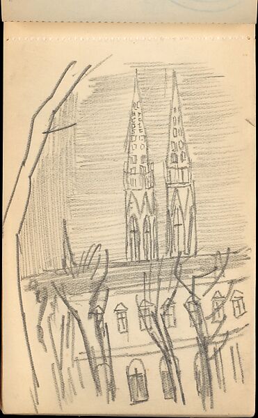 Sketchbook, Max Beckmann (German, Leipzig 1884–1950 New York), Sketchbook of graphite on paper