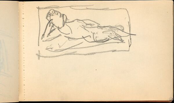 Sketchbook, Max Beckmann (German, Leipzig 1884–1950 New York), Sketchbook of graphite on paper
