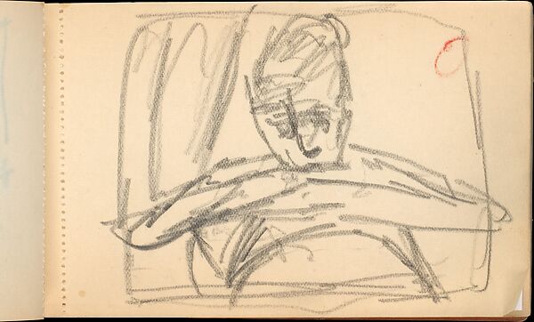 Sketchbook, Max Beckmann (German, Leipzig 1884–1950 New York), Sketchbook of graphite on paper