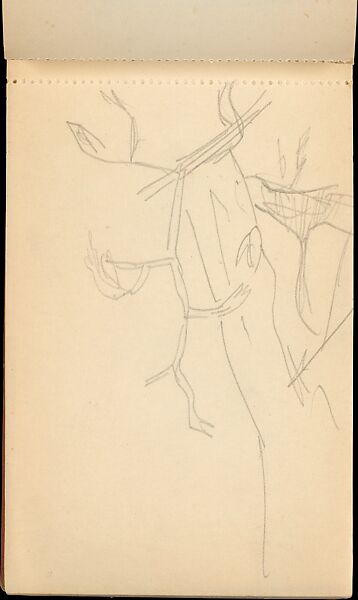 Sketchbook, Max Beckmann (German, Leipzig 1884–1950 New York), Sketchbook of graphite on paper