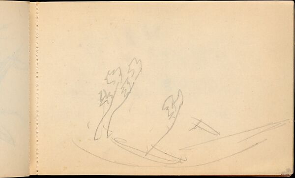 Sketchbook, Max Beckmann (German, Leipzig 1884–1950 New York), Sketchbook of graphite on paper